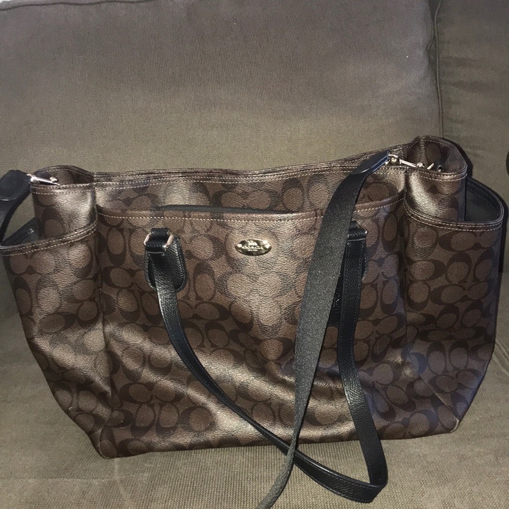 Coache diaper bag